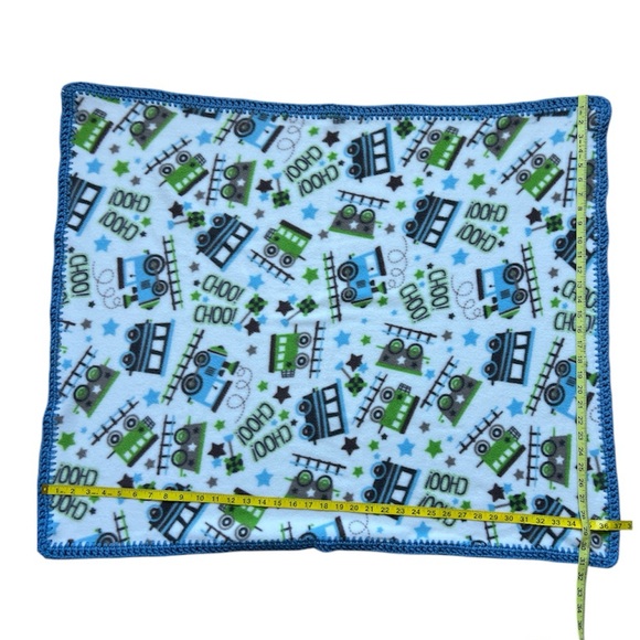 Hand Crafted Other - Choo Choo Train Fleece Throw